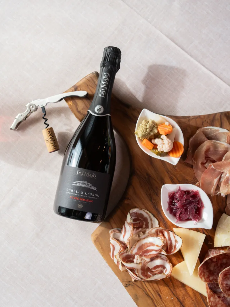 Spumante e tagliere Dal Maso
